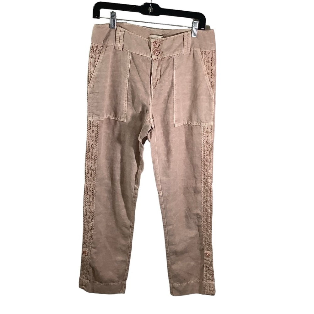 Sundance Organia Lace Pants Linen Blend